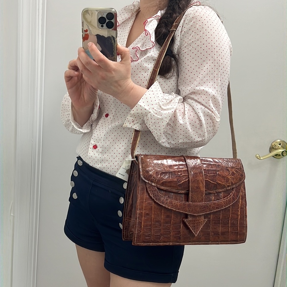 Handmade croc bag - Picture 2 of 12